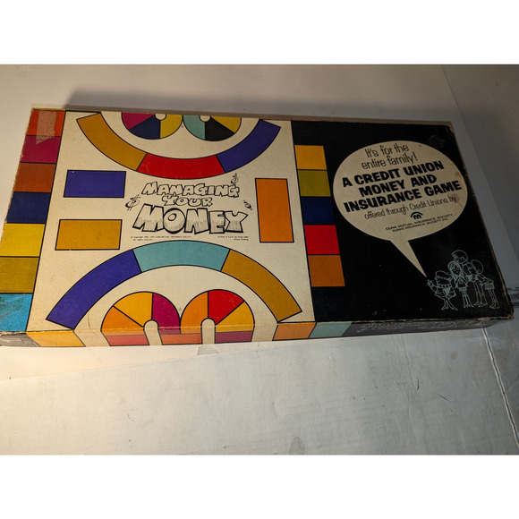 Vintage 1969 Managing Your Money Board Game Credit Union Rare Complete - Picture 2 of 3